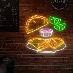 Empanadas Spanish Food Neon Sign Restaurant Wall Decor