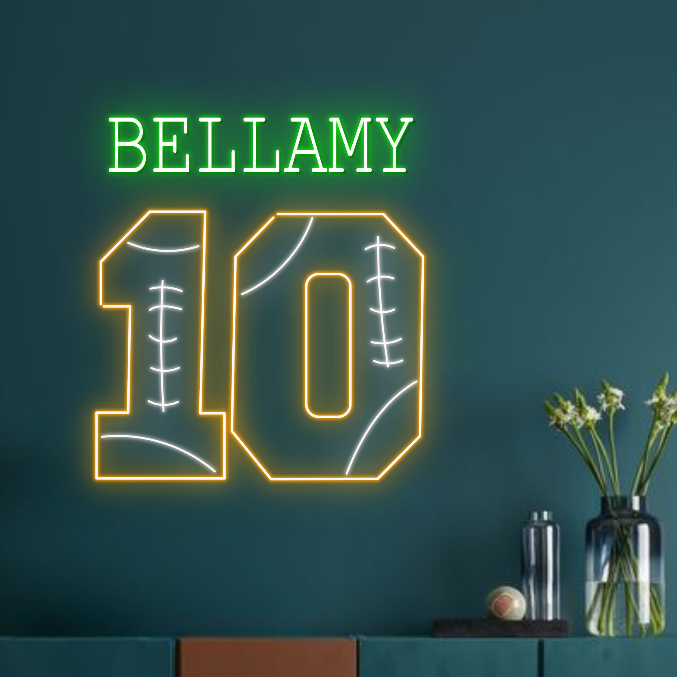 Personalize Baseball Neon Sign Baseball Club Wall Decor