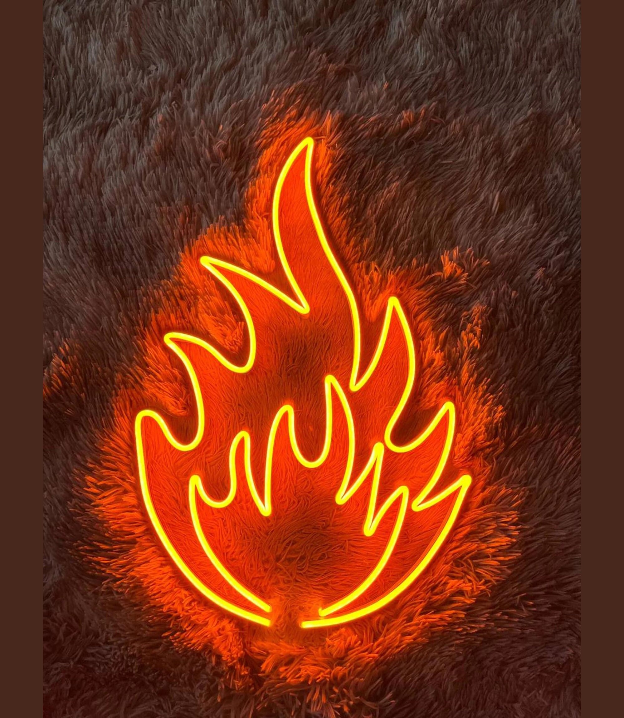 Fire Neon Signs Neon Lights Sign For Wall