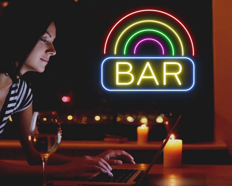 Bar Club For LGBT Neon Sign