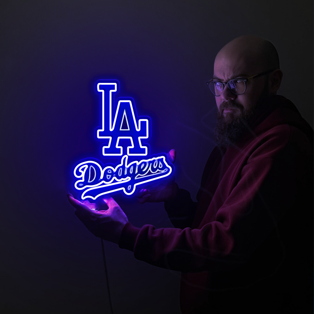 Los Angeles Dodgers Baseball UV Sign