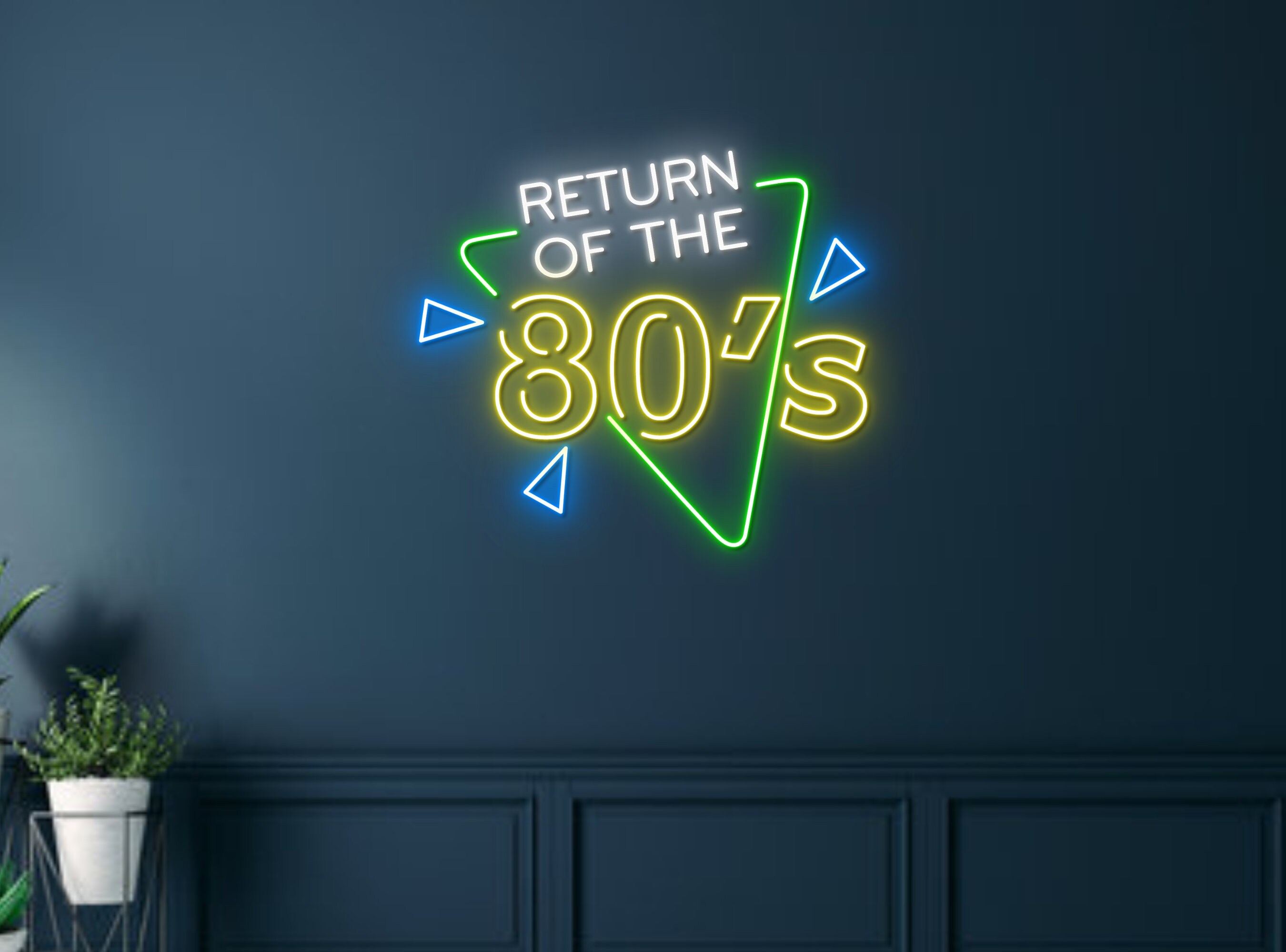 Return Of The 80's Neon Sign