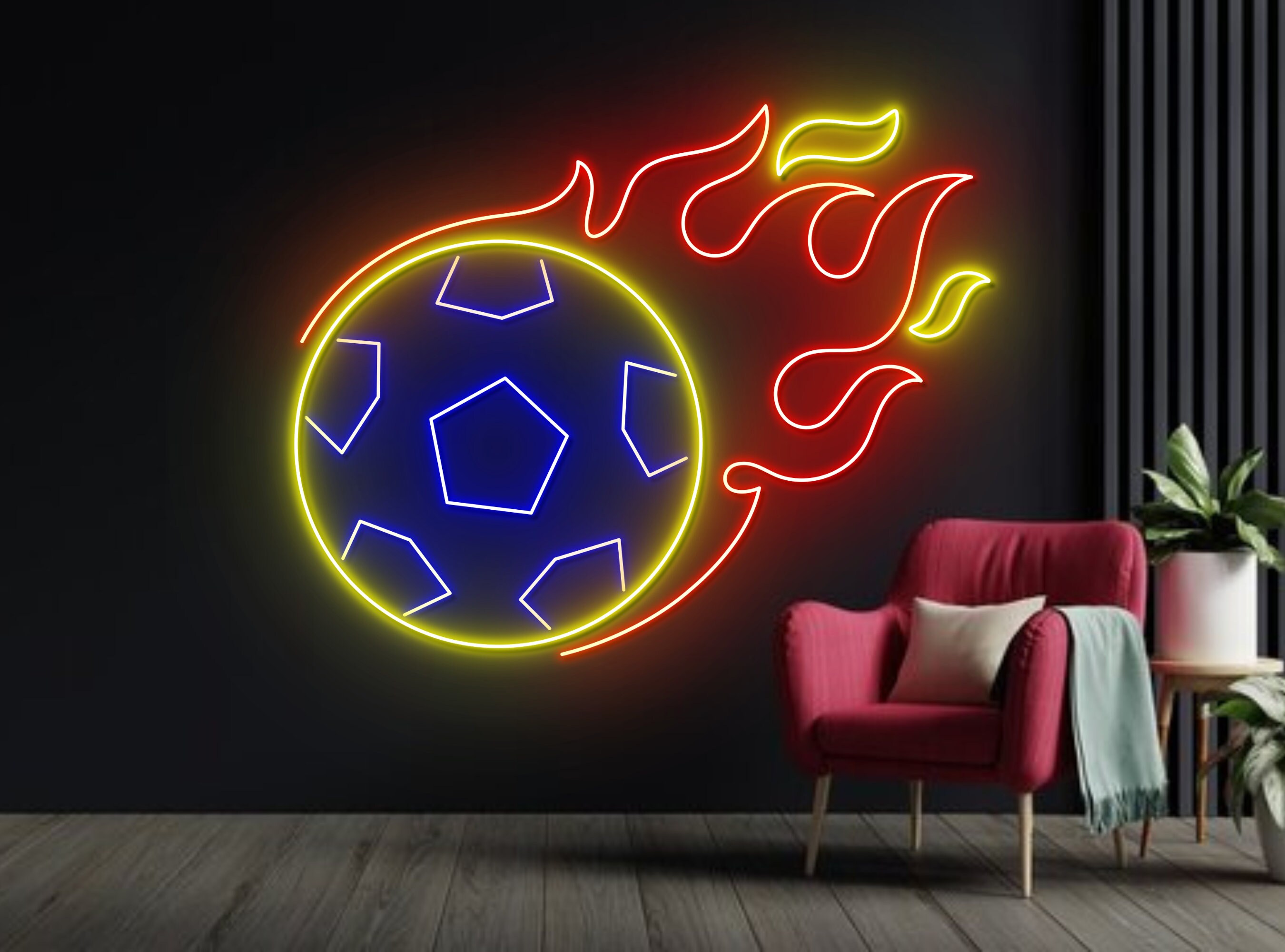 Fire Ball Neon Sign