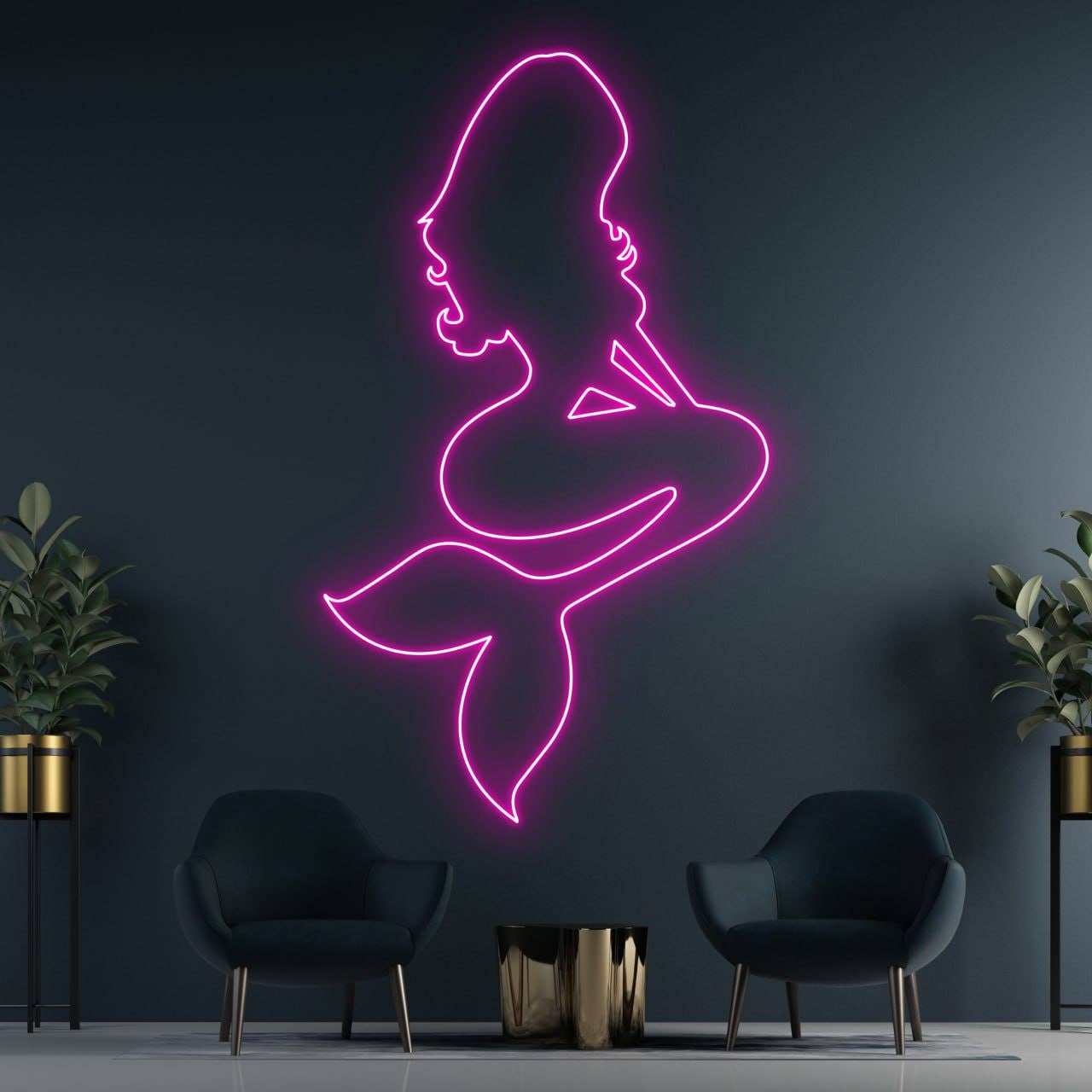 Mermaid Neon Led Signs Wall Neon Light