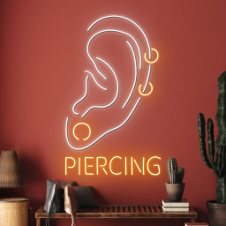 Piercing Neon Sign Piercing Store Decor