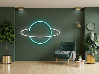 Planet Neon Signs Home Wall Long-lasting Decor