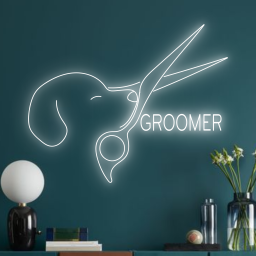 Pet Groomer Neon Sign Pet Shop Decor