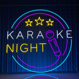 Karaoke Night Neon Sign Karaoke Club Signboard Decor