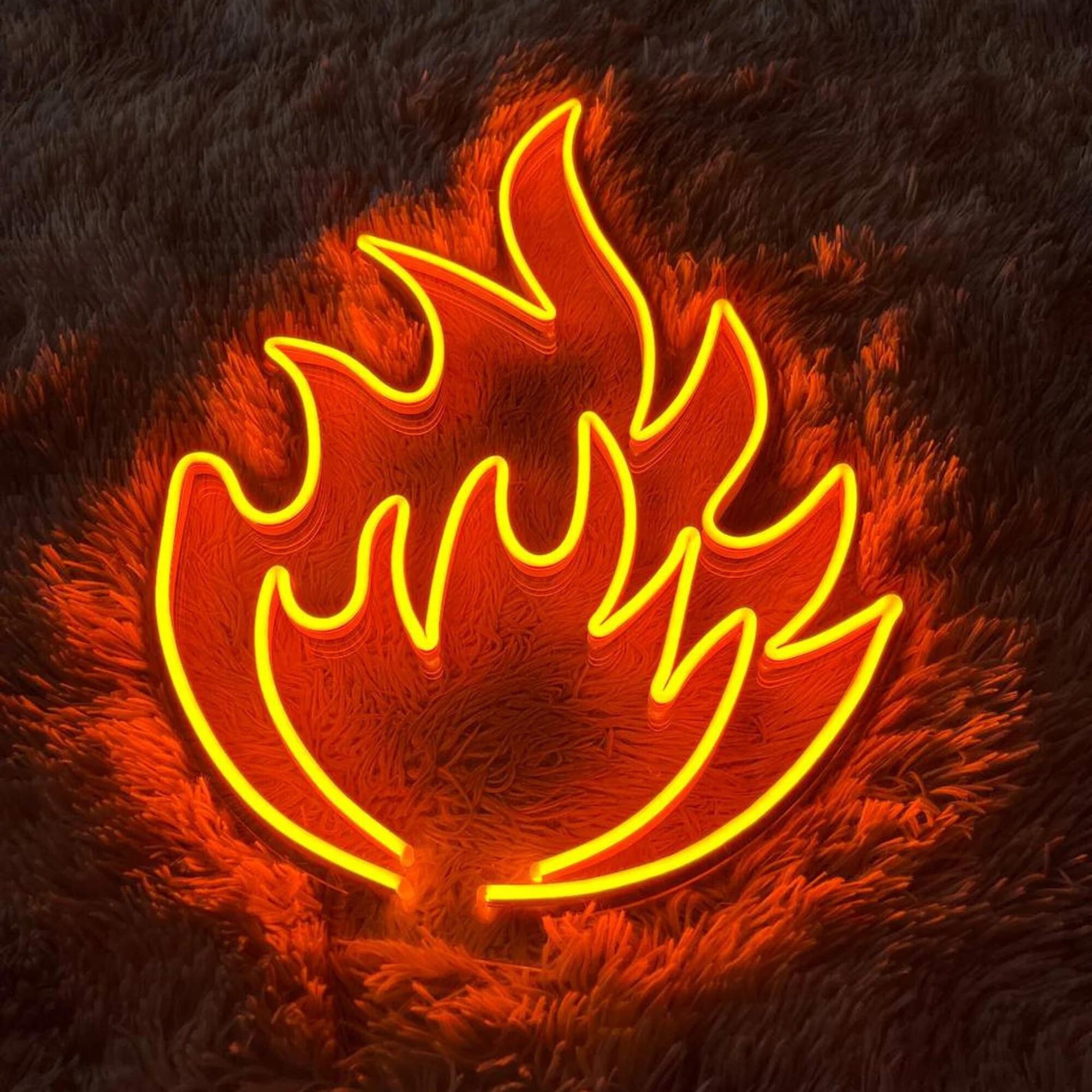 Fire Neon Signs Neon Lights Sign For Wall