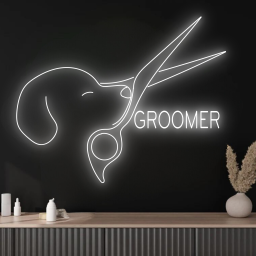 Pet Groomer Neon Sign Pet Shop Decor