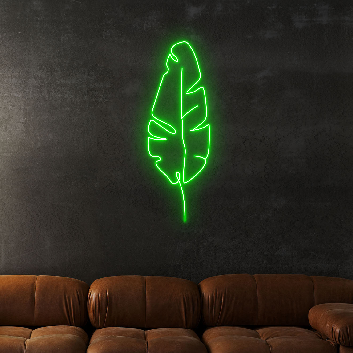 Banana Palm Leaf Neon LED Sign Tropical Style Wall Art Decor