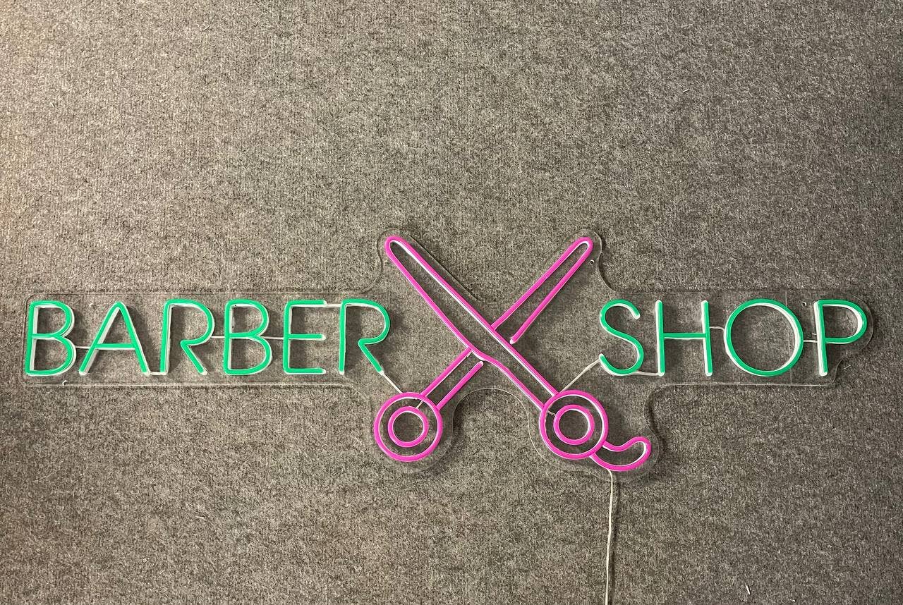 Barber Shop Neon Sign Hair Salon Signboard Decor