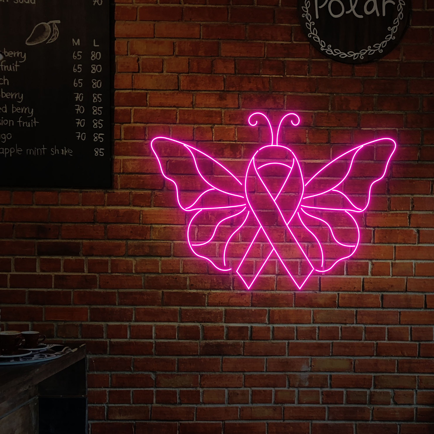 Breast Cancer Awareness Neon LED Sign Wall Decor