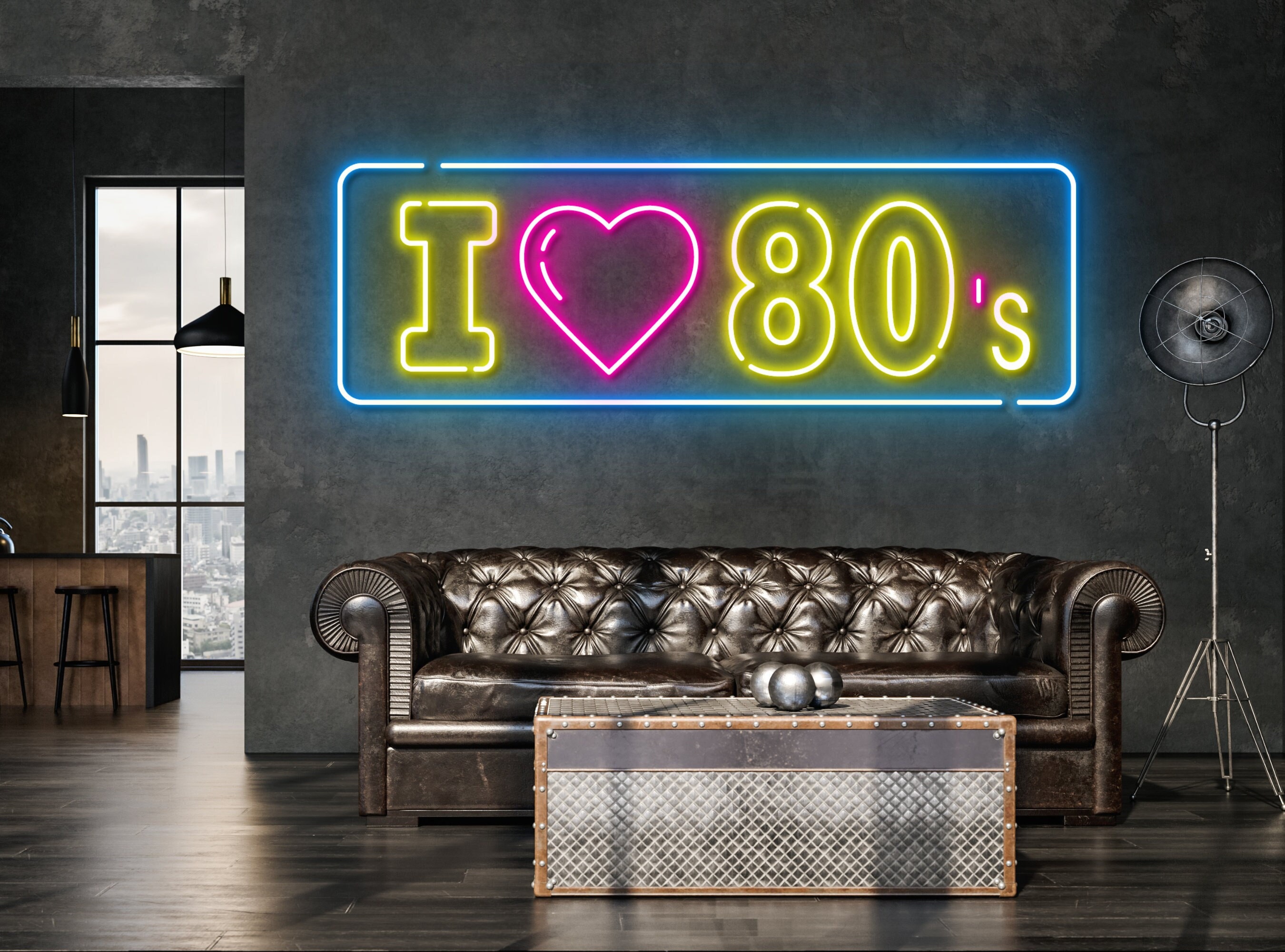 I Love 80's Neon Sign Retro Led Light