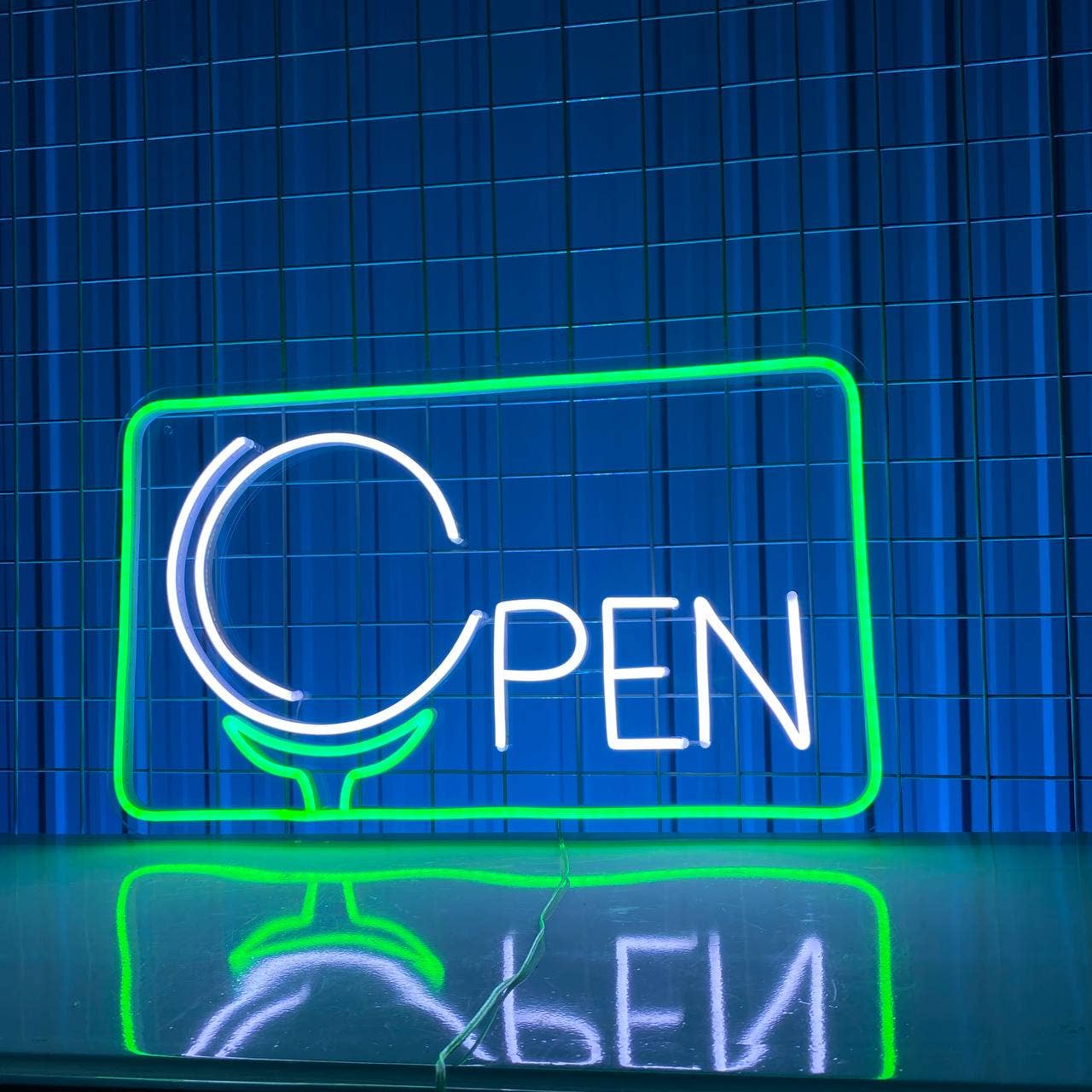 Golf Welcome sign Open Golf Neon signboard