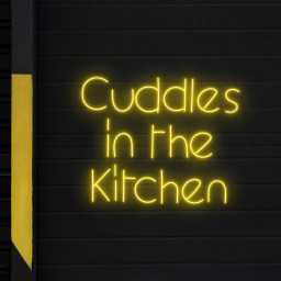 Cuddles In The Kitchen Neon LED Sign Restaurant Wall Art Decor