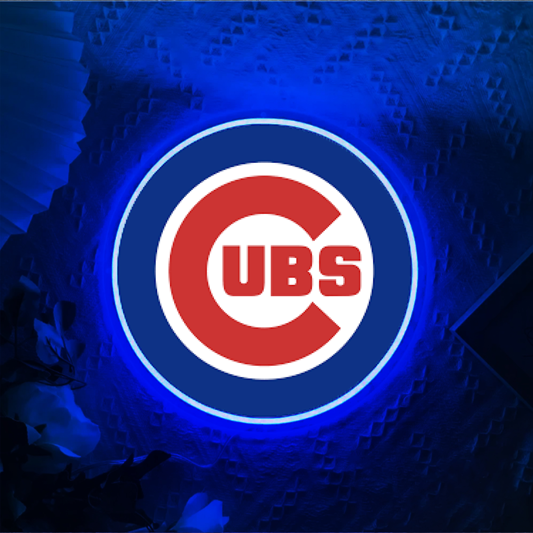 Chicago Cubs Baseball UV Sign