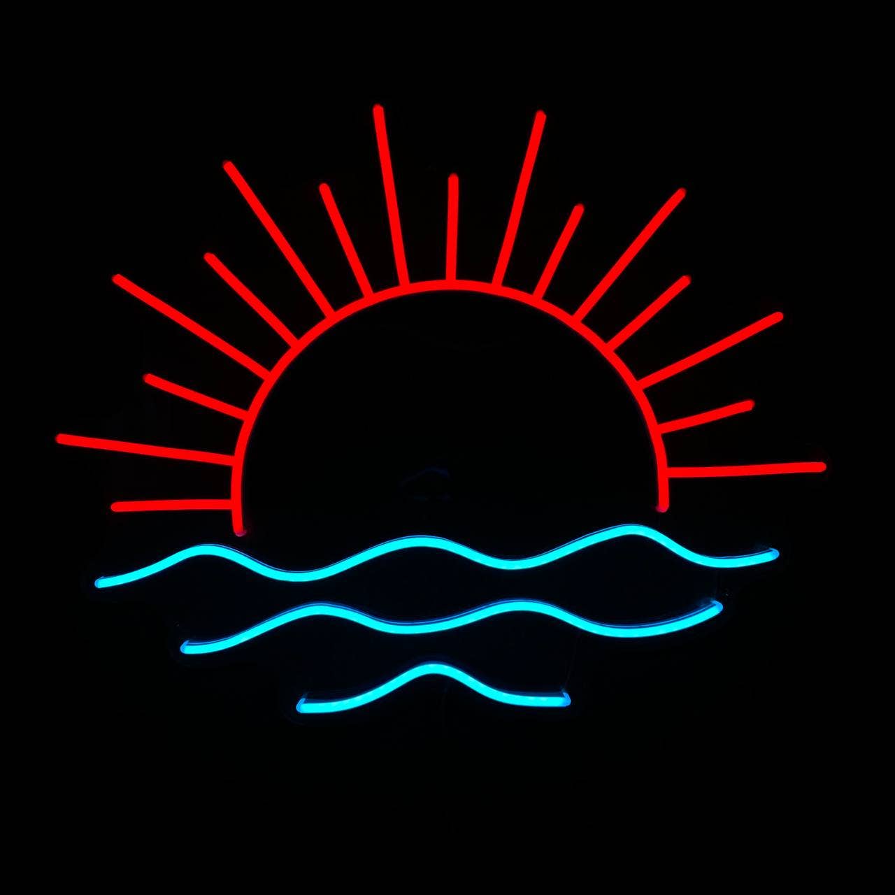 Sun Wave Neon Signs Long-lasting Retro Led Sign