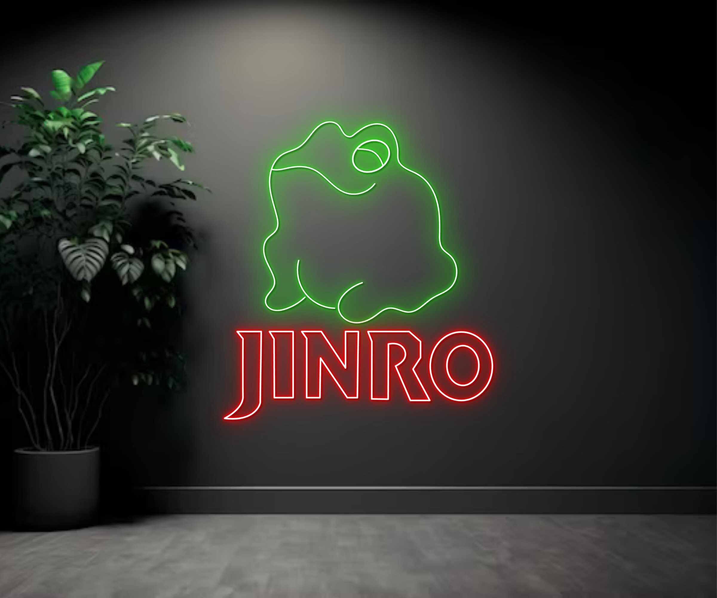Jinro BBQ Restaurant Neon Sign