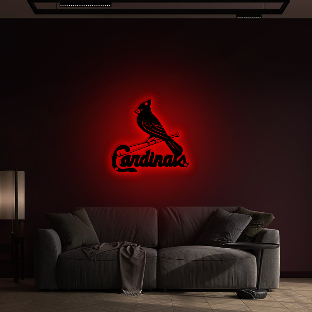 St. Louis Cardinals Baseball Metal Sign