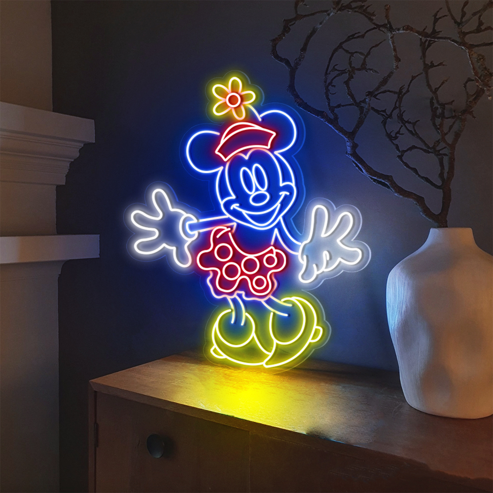 Disney Minnie Mouse Neon Led Sign