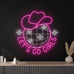 Let's Go Girls Neon Signs Boutique Shop Store Art Decor