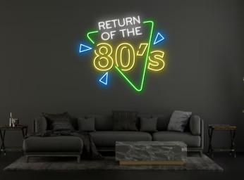 Return Of The 80's Neon Sign