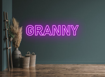 Granny Neon Sign Grandma Wall Art