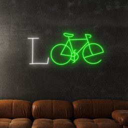 Bicycle Love Neon Sign Wall Art Decor