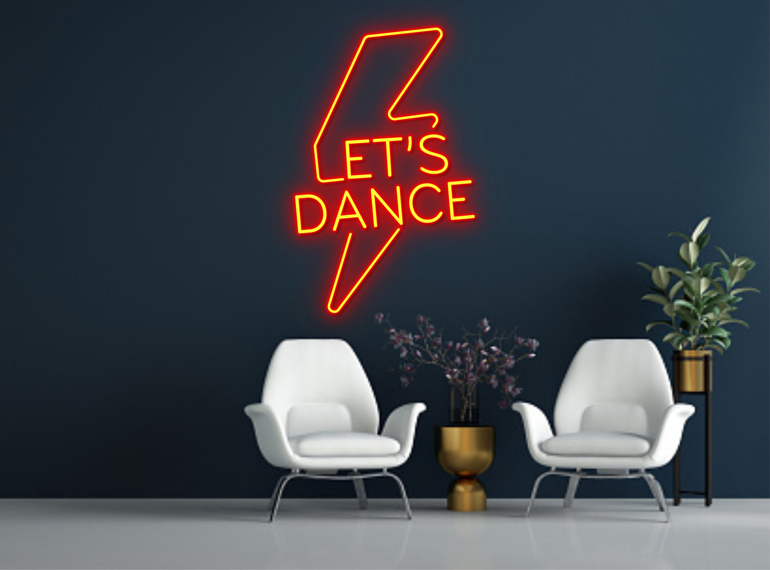 Let's Dance Neon Sign Dance Wall Art
