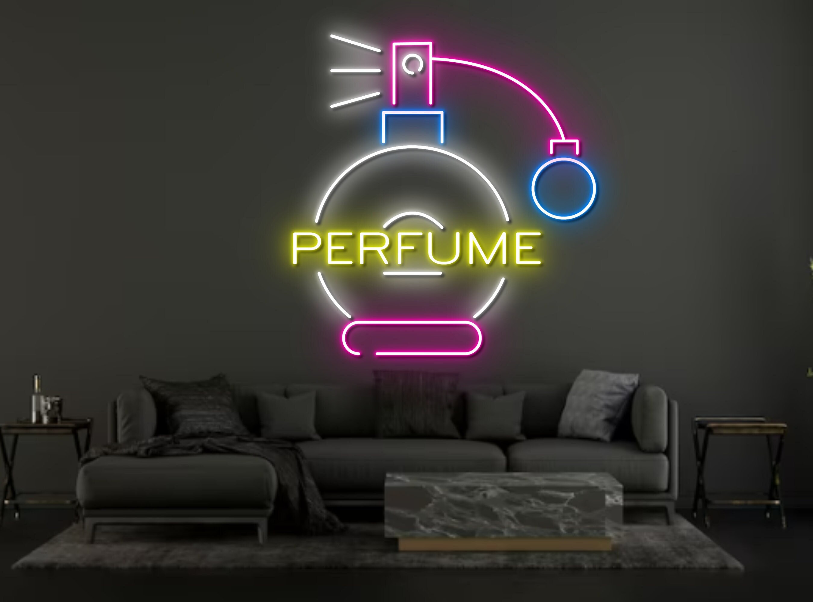 Perfume Neon Sign Aesthetic Bedroom Decor
