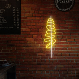 Twisted Potato Neon Sign Tornado Restaurant Wall Decor