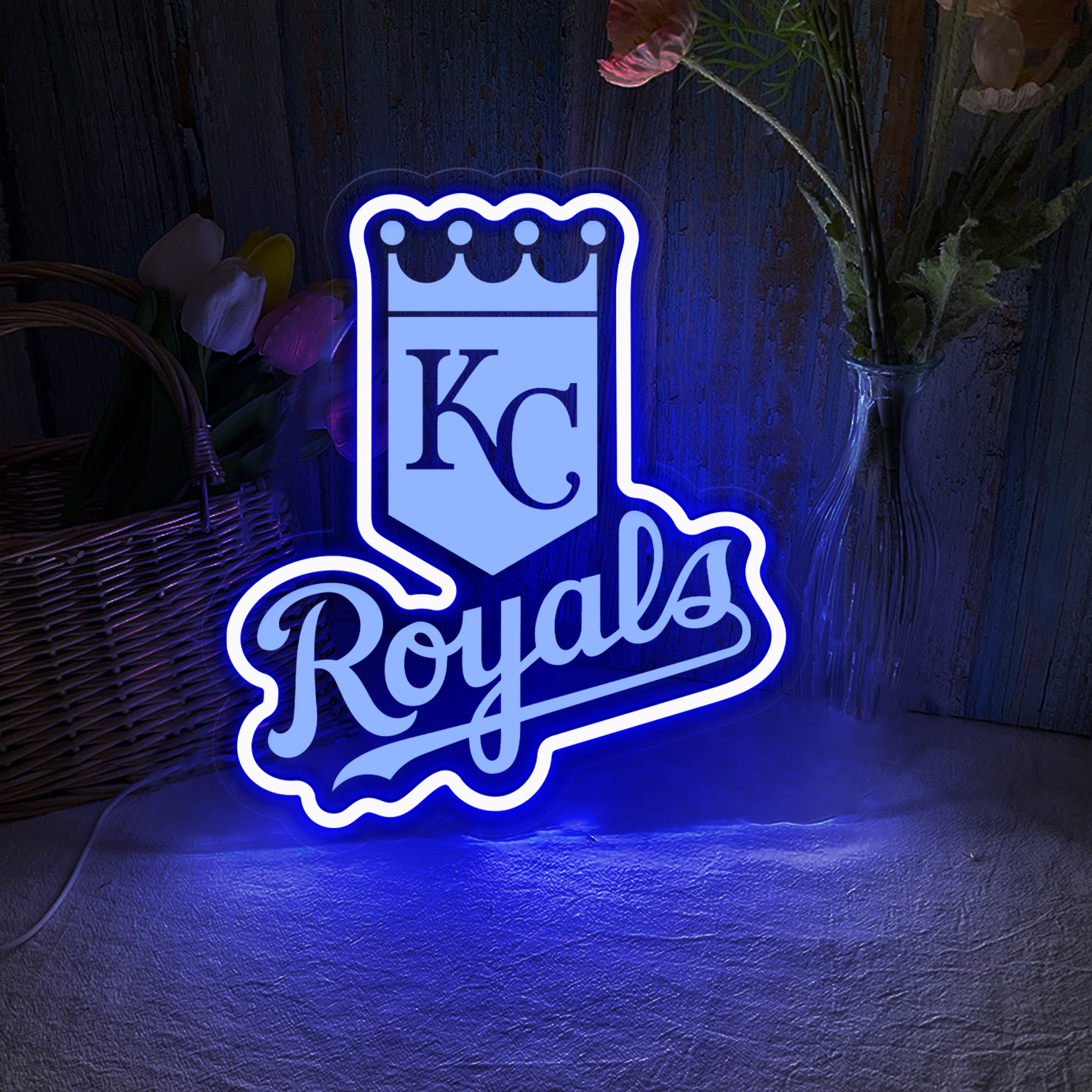 Kansas City Royals Baseball Laser Sign