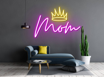 Queen Mom Neon Sign