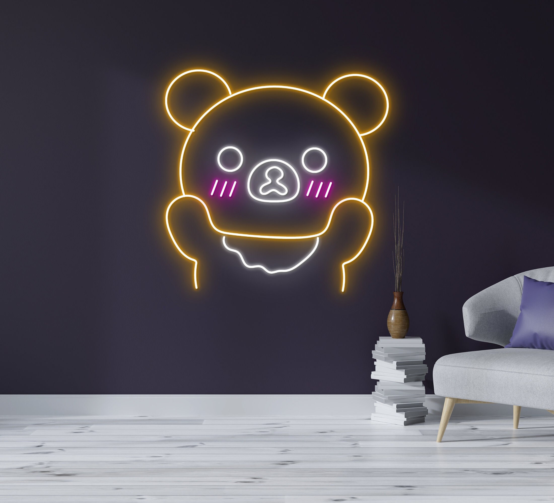 Cute Panda Neon Sign