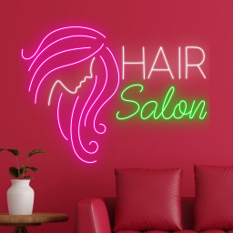 Hair Salon Neon Sign Hair Salon Hair Spa Wall Decor Sign