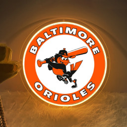 Baltimore Orioles Baseball Team UV Sign