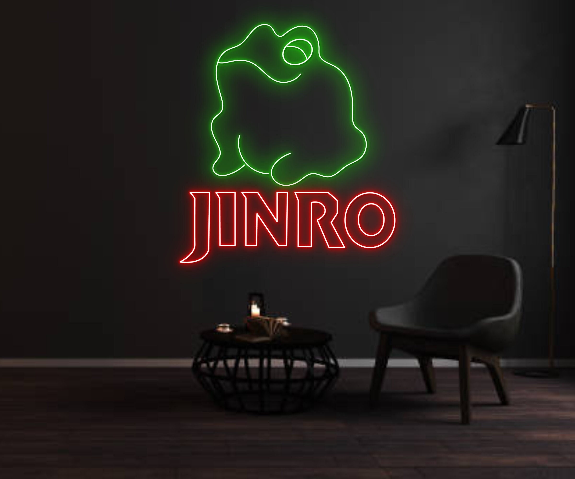 Jinro BBQ Restaurant Neon Sign