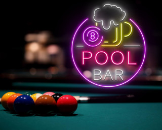 Billiard Pool Bar Neon Sign Custom Neon Sign