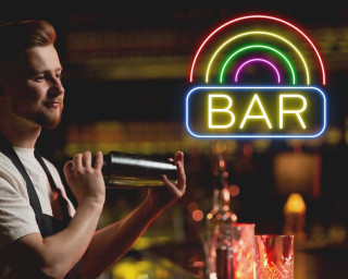 Bar Club For LGBT Neon Sign