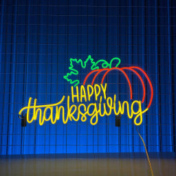 Happy Thanksgiving Neon Sign Thanksgiving Lights Decor