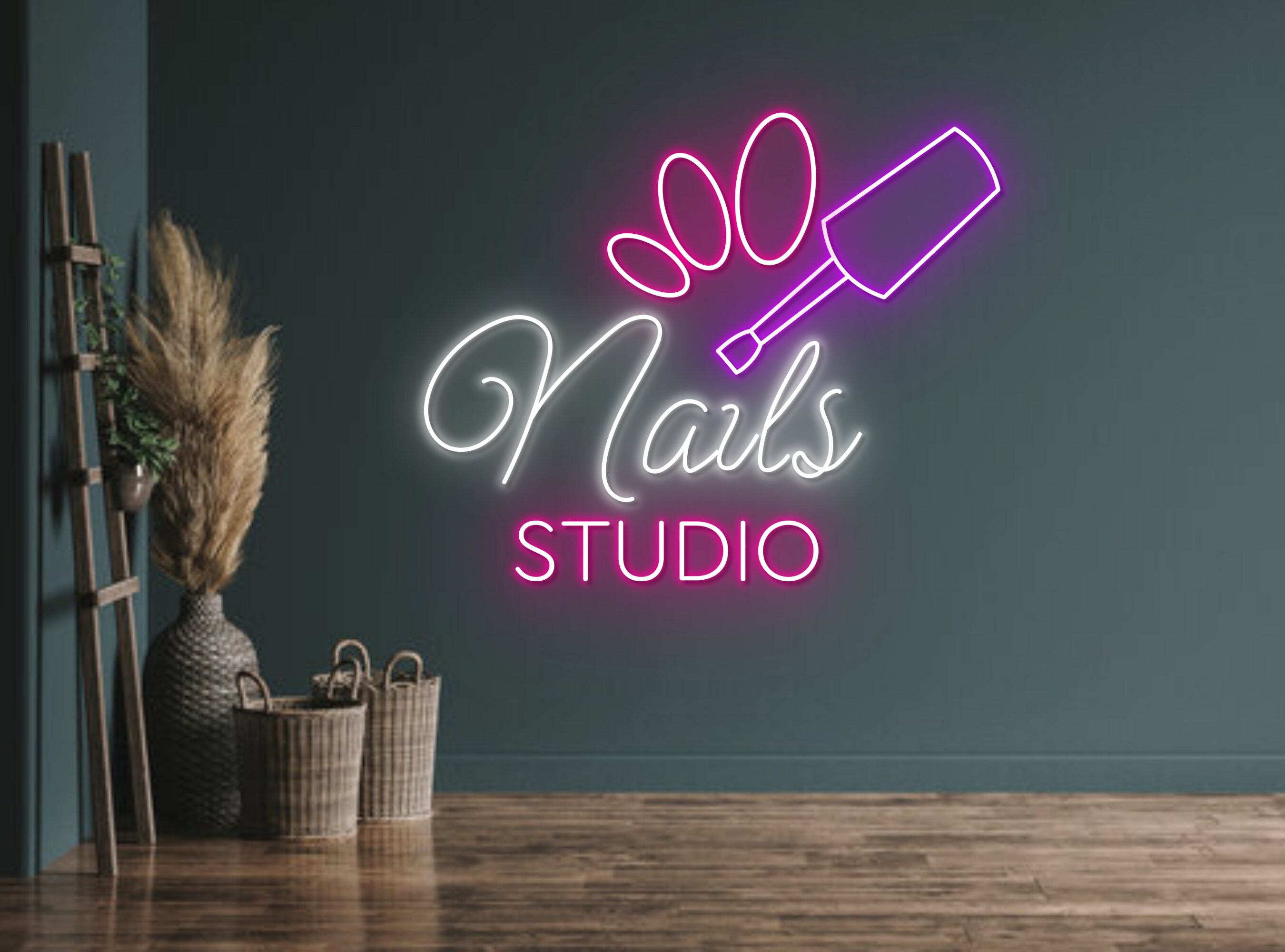 Nail Art Studio Salon Beauty Salon Neon Sign