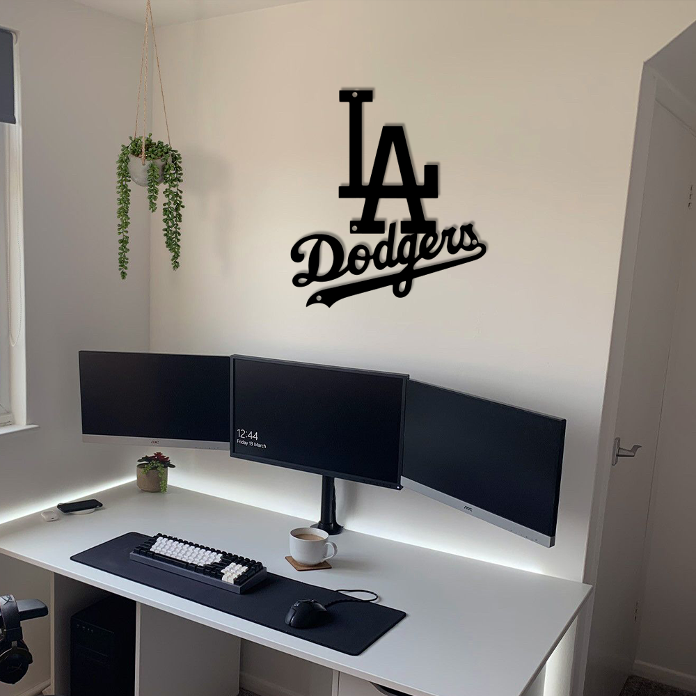 Los Angeles Dodgers Baseball Metal Sign