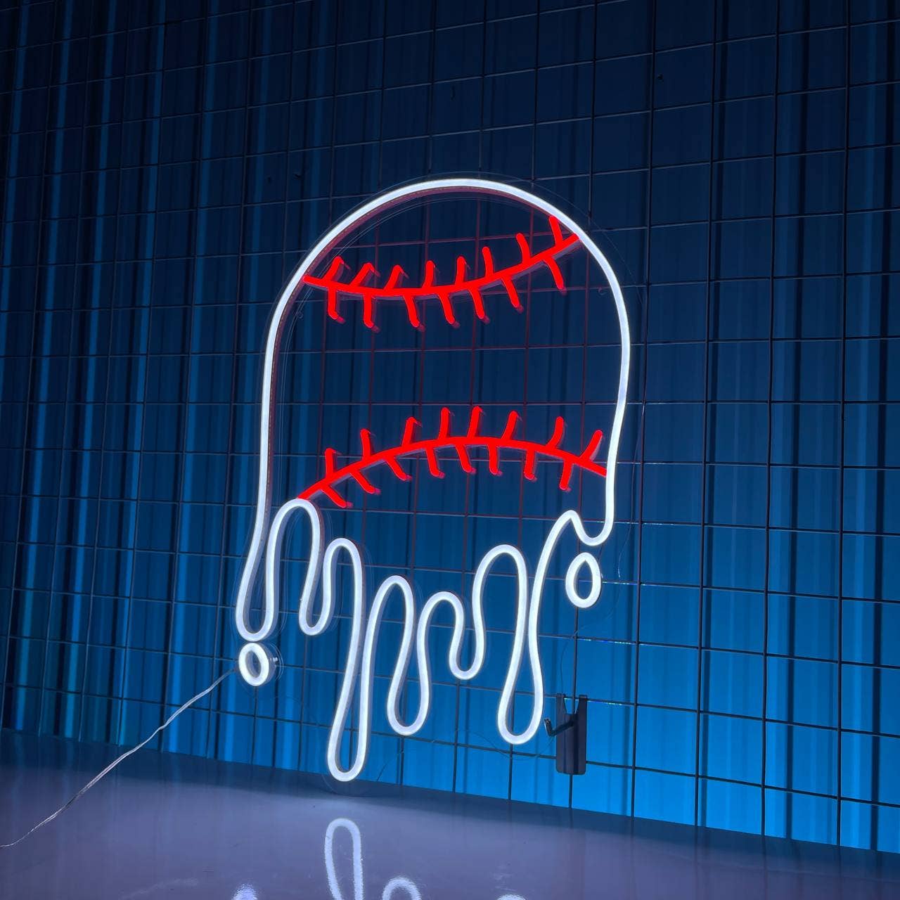 Baseball Neon Sign Baseball Club Wall Decor Signboard