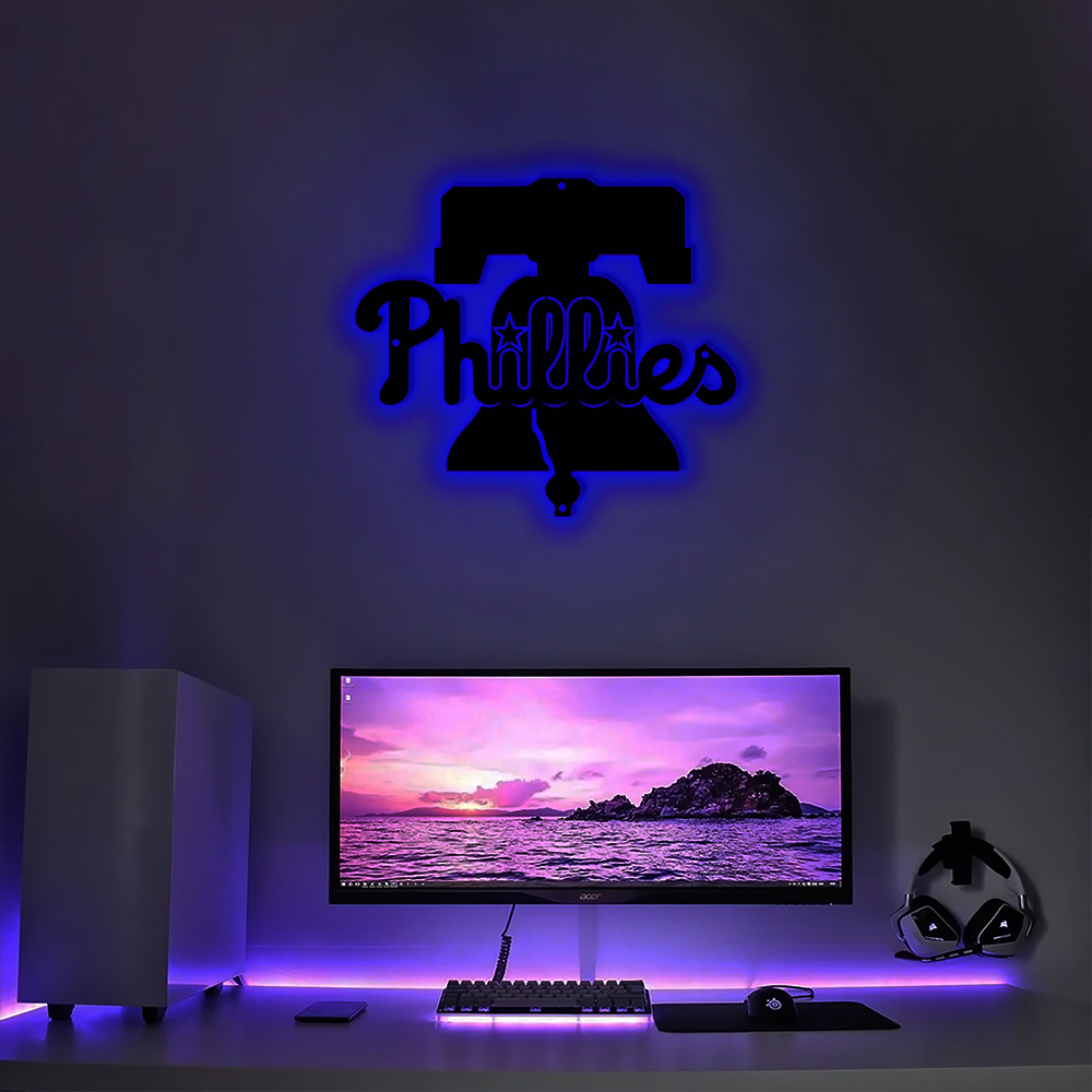 Philadelphia Phillies Baseball Metal Sign