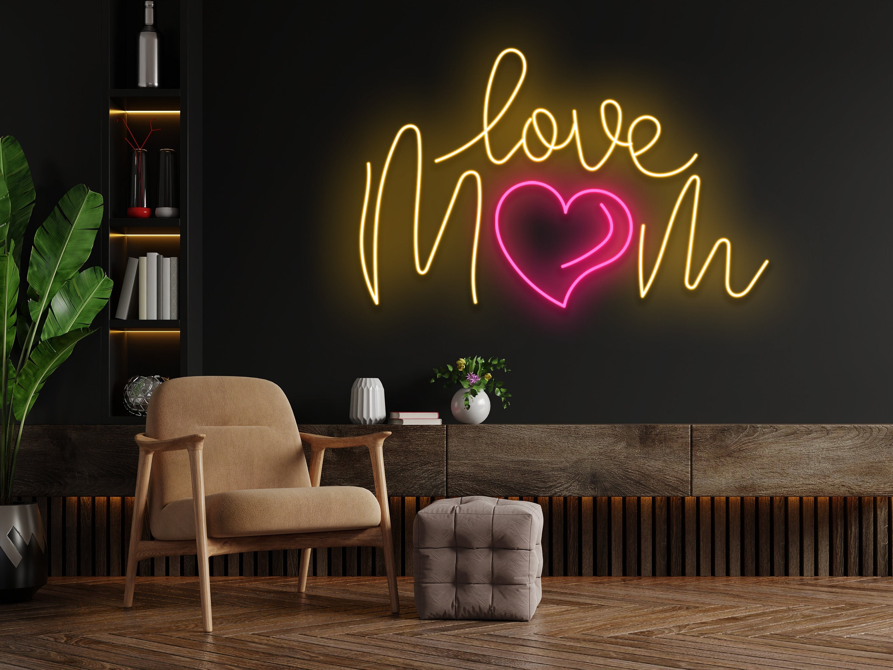 Mother's Day Neon Sign Decor