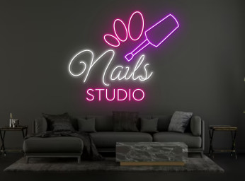 Nail Art Studio Salon Beauty Salon Neon Sign