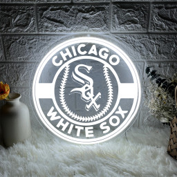 Chicago White Sox Baseball Laser Sign