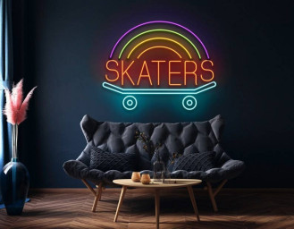 Skate Board Neon Signs Led Sign Wall Decor