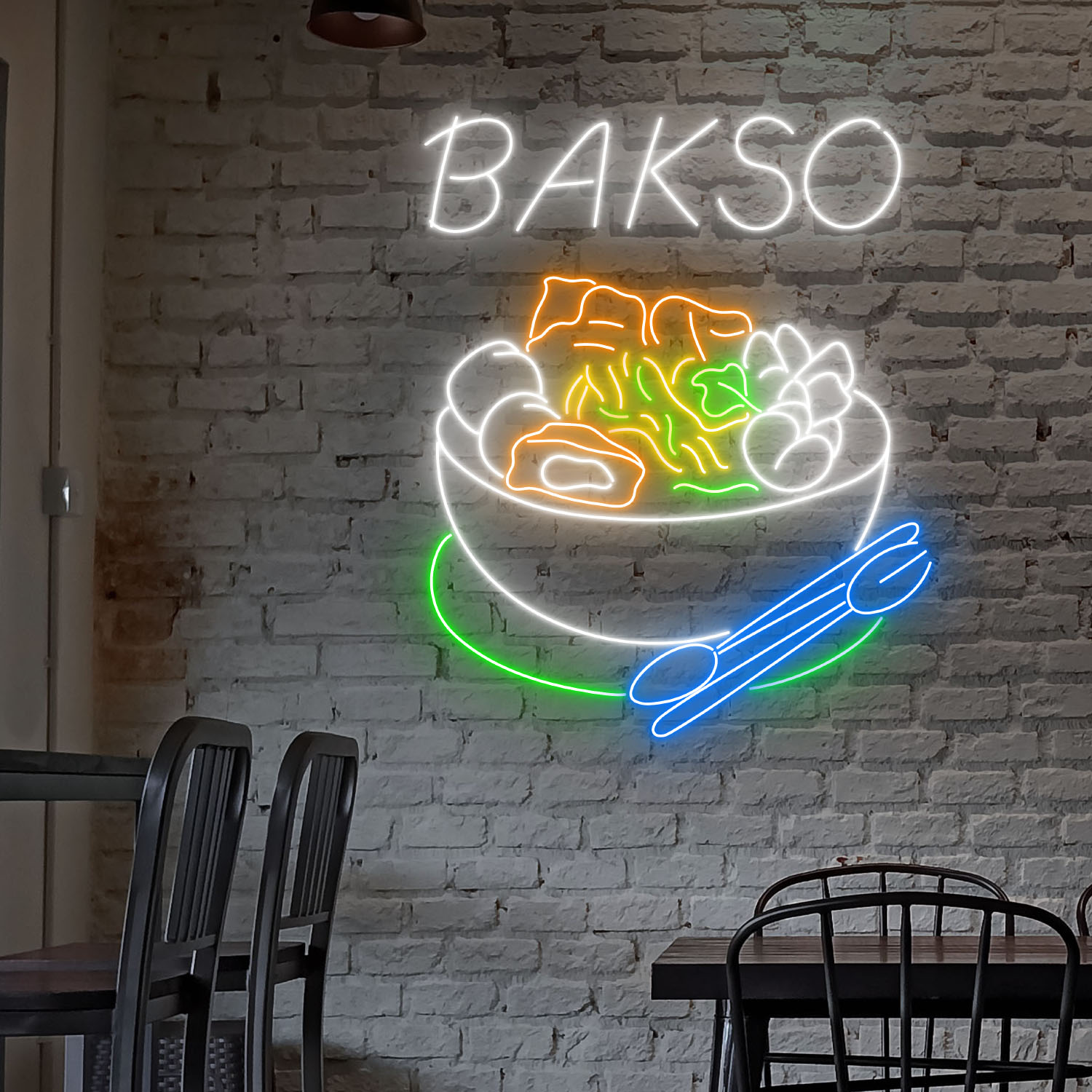 Bakso Indonesian Food Neon Sign